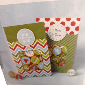 CLOSE TO MY HEART Holiday Treat Bags Cut Above Z2057 NEW DIY Party Favors Set 10